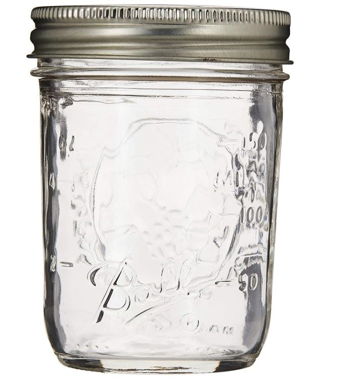 4 OZ Mason Jar med metalllokk