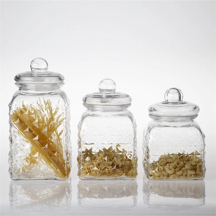 Glasskrukke for tørr frukt