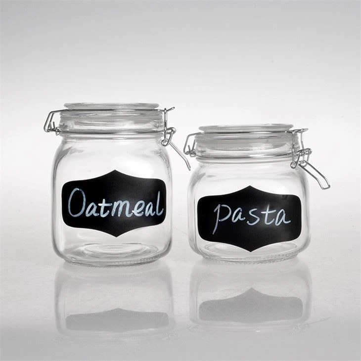 Square Glass Jars Canisters With Lids
