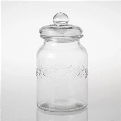 Lufttett oppbevaringsbeholder i glass