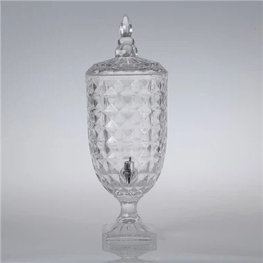 Drikkekrukke i glass