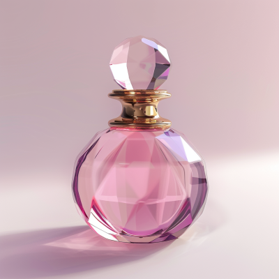 Krumlinær kolbe parfymeflaske