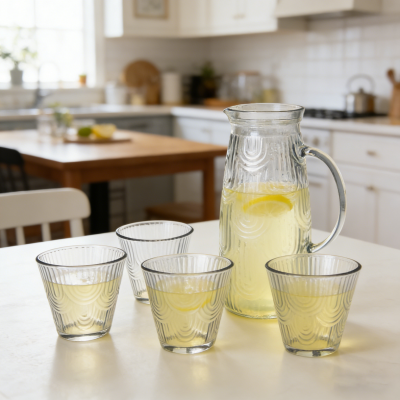 U-Groove Pitcher & Tumbler Serveringssett